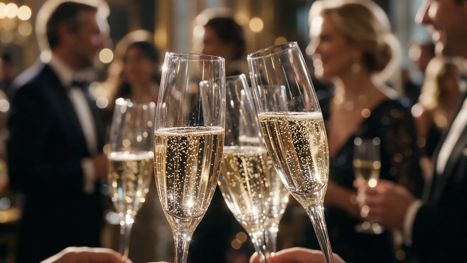 Brindisi a un evento Milan Luxury