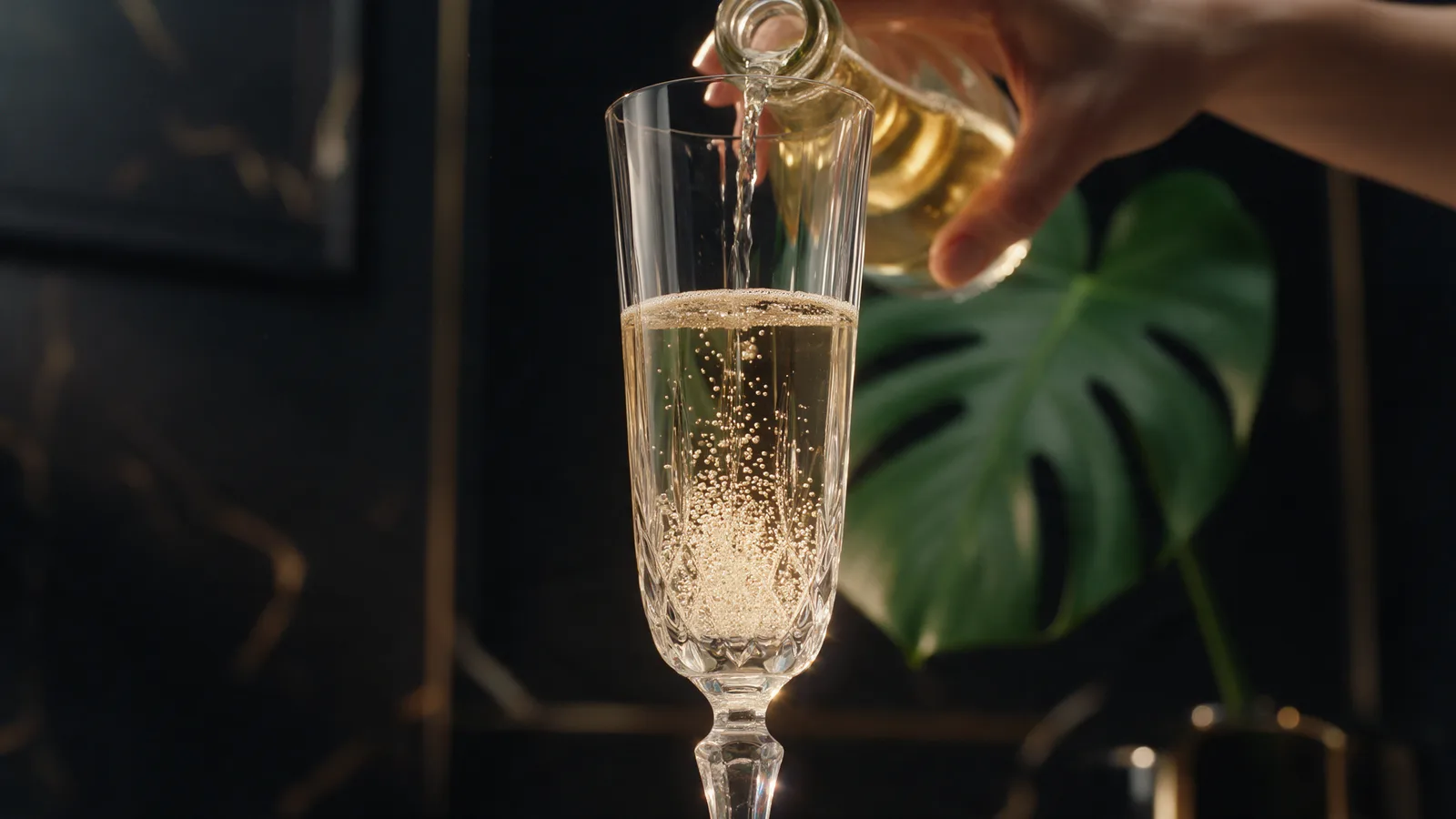 Prosecco dell'Architetto servito