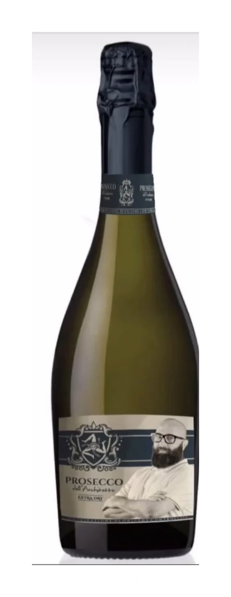 Bottiglia di Prosecco dell'Architetto